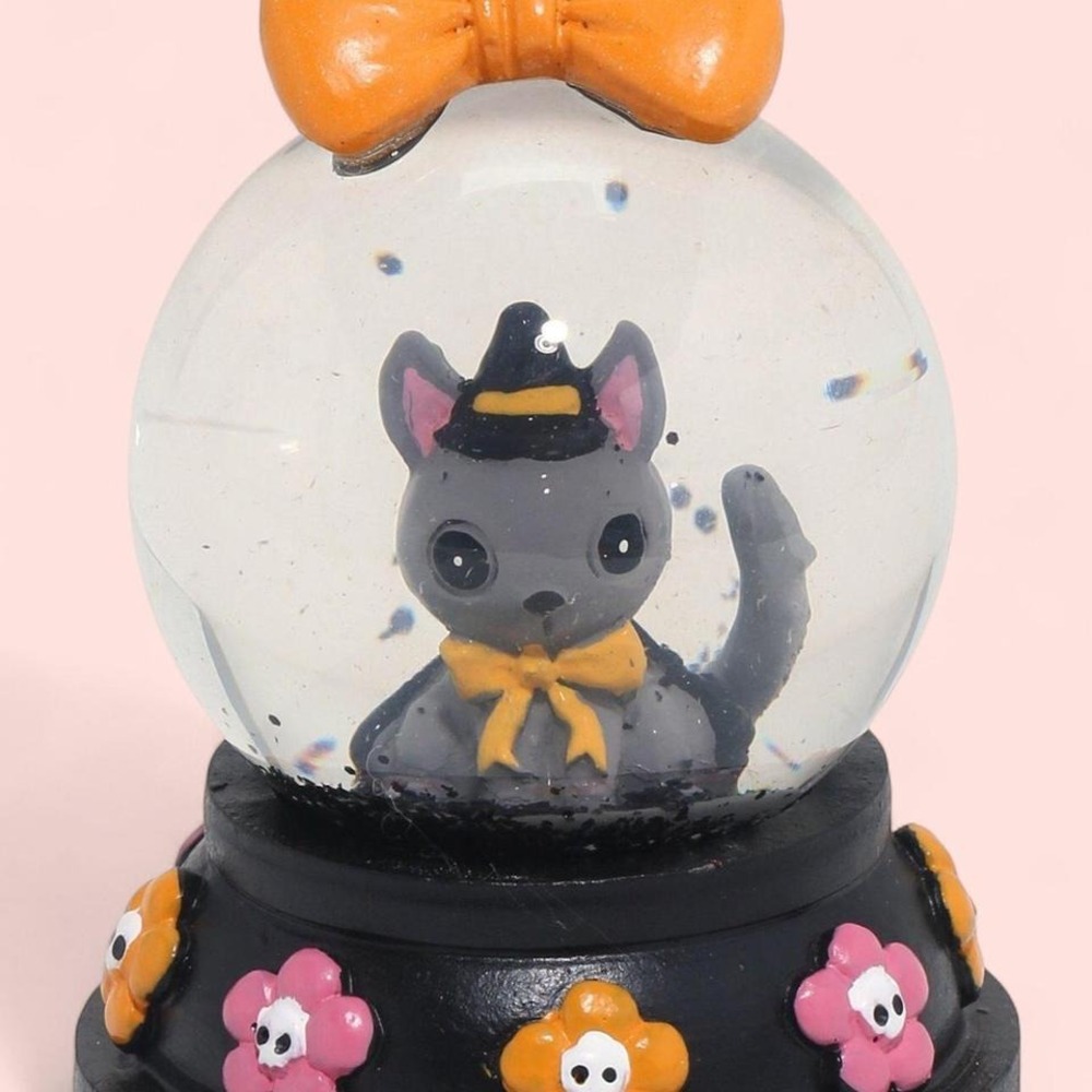 Hot Topic Cute cat mini snow globe 3" tall brand new